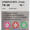 Dynaplus schroefbit 25 mm tx-15 rood 10x