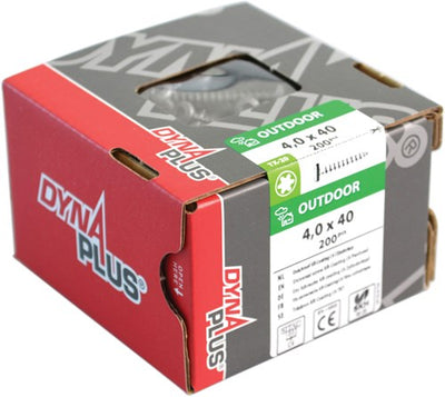 Dynaplus unischroef ar-coating cilinderkop deeldraad torx tx30 6.0x80 42 | 100 stuks - 0282.08.50401