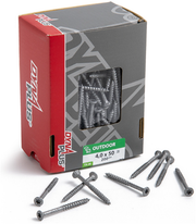 Dynaplus unischroef spaanplaatschroef ar-coating platkop deeldraad torx tx20 4.0x50 30 | 200 stuks - 0281.08.25902 - afbeelding 1