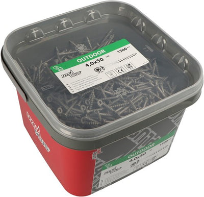 Dynaplus unischroef spaanplaatschroef ar-coating platkop deeldraad torx tx25 5.0x80 42 | 500 stuks - 0289.14.42401