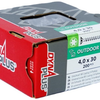 Dynaplus unischroef spaanplaatschroef ar-coating platkop voldraad torx tx20 4.0x25 | 200 stuks - 0281.08.25101