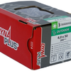 Dynaplus unischroef spaanplaatschroef ar-coating platkop voldraad torx tx20 4.0x50 | 200 stuks - 0281.08.25901