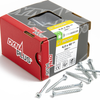 Dynaplus unischroef spaanplaatschroef verzinkt platkop deeldraad torx tx20 4.0x40 24 | 200 stuks - 0281.01.25602
