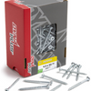 Dynaplus unischroef spaanplaatschroef verzinkt platkop deeldraad torx tx20 4.0x50 30 | 200 stuks - 0281.01.25902