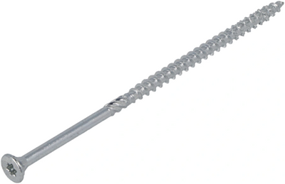 Dynaplus unischroef spaanplaatschroef verzinkt platkop deeldraad torx tx25 5.0x80 42 | 200 stuks - 0281.01.42401