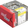 Dynaplus unischroef spaanplaatschroef verzinkt platkop voldraad torx tx20 4.0x40 | 200 stuks - 0281.01.25601