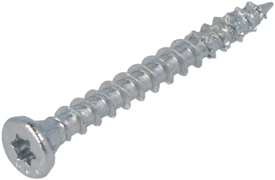 Dynaplus unischroef spaanplaatschroef vz (verzinkt) pk (platkop) torx tx15 3.5x16 | 200 stuks - 0281.01.16701