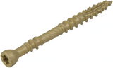 Dynaplus vlonderschroef xtreme ar-bronze platkop-60° deeldraad +snijpunt torx tx25 5.0x40 20 | 200 stuks - 0283.08.41601 - afbeelding 2