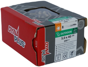 Dynaplus vlonderschroef xtreme ar-bronze platkop-60° deeldraad +snijpunt torx tx25 5.0x40 20 | 200 stuks - 0283.08.41601 - afbeelding 1