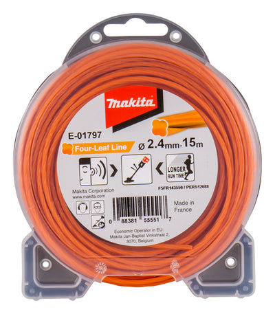 Makita accessoires e-01797 | maaidraad | 2,4x15mtr | oranje - e-01797