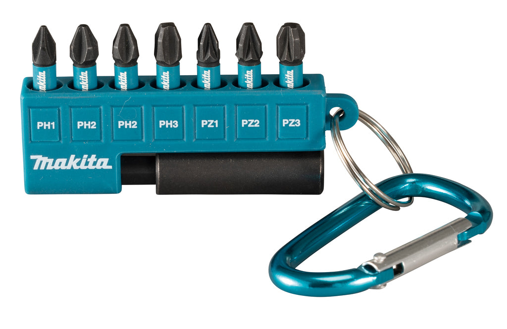 Makita accessoires e-11994 slagschroefbitset | 8-delig | 25mm | x impact black - e-11994
