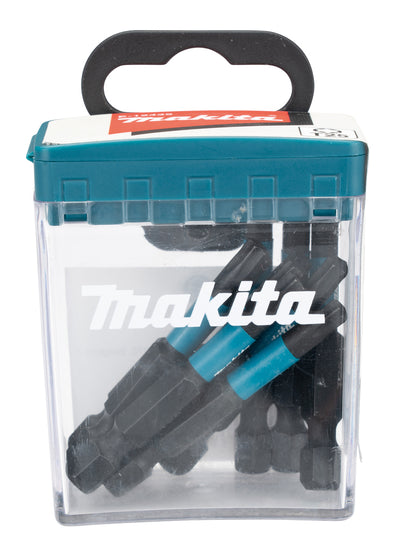 Makita accessoires e-12435 slagschroefbit | t25x50mm | x impact black | 10 stuks - e-12435
