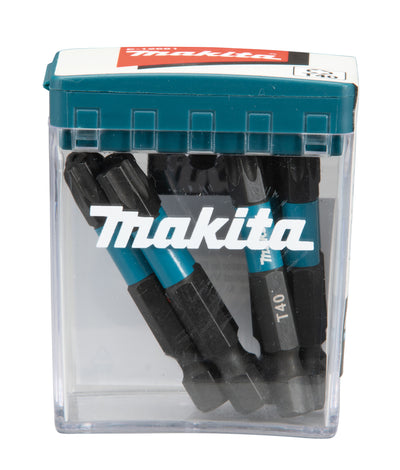 Makita accessoires e-12681 slagschroefbit | t40x50mm | x impact black | 10 stuks - e-12681