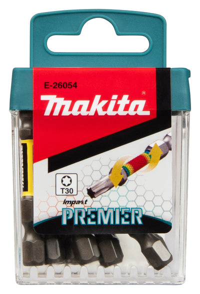 Makita accessoires slagschroefbits t30x50mm | impact premier | 10 stuks - e-26054