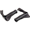 Ergotec handvatpaar mf2 small kraton aluminium 130+130 mm - zwart