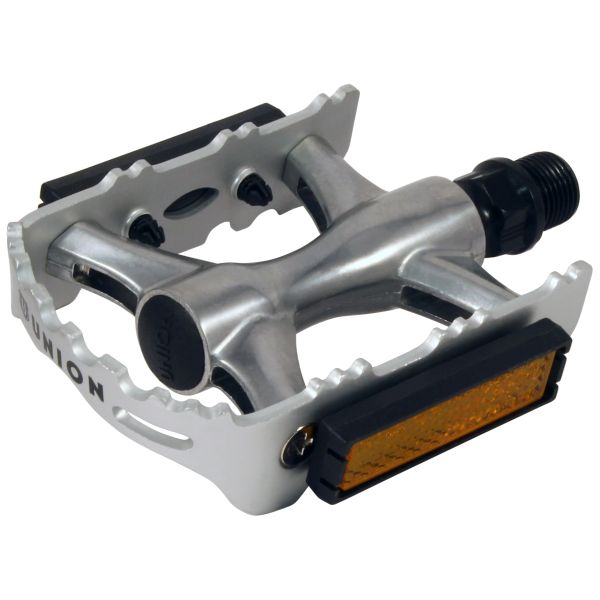 Union pedaal SP2612 ATB Cro-Mo zilver blister
