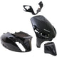 Edge plaatset 4-delig voor piaggio zip zip 2000 2t 4t vanaf bouwjaar 2000 - metallic zwart
