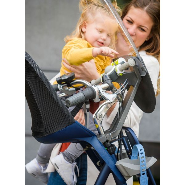 windscherm Air voorzitje junior transparant grijs