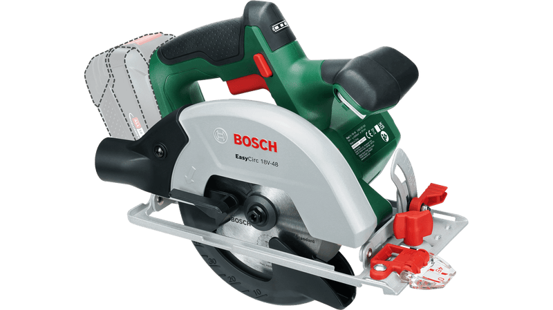 Bosch groen easycirc 18v-48 accucirkelzaag | zonder accu en lader - 06033b1500