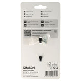 Simson fles- en bidonhouder double fit glans zwart - afbeelding 2