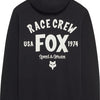 Fox head slogan fleece sweater