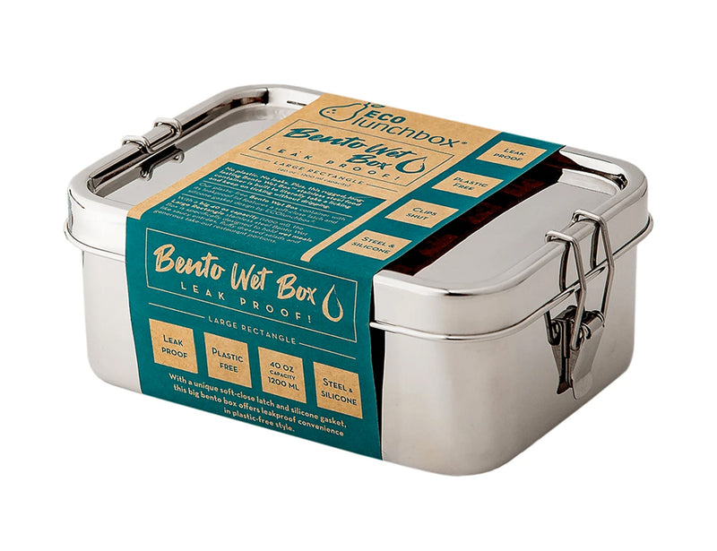Eco lunchbox lunchbox - bento wet box - rectangle 1183ml