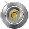 Enzo ecodim led inbouwspot 5w dimtowarm 62mm 36gr rond verstelbaar geschuurd staal - led4740