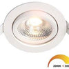 Enzo ecodim led inbouwspot 5w dimtowarm 85mm 36gr rond verstelbaar wit - led4700