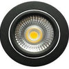 Enzo ecodim led inbouwspot 5w dimtowarm 85mm 36gr rond verstelbaar zwart - led4710