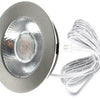 Enzo ecodim led meubelspot 3w 2700k 62mm rond geschuurd staal - led4910