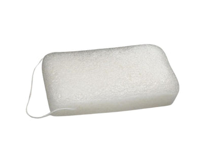Ecoluba konjac spons - wit - rechthoekig
