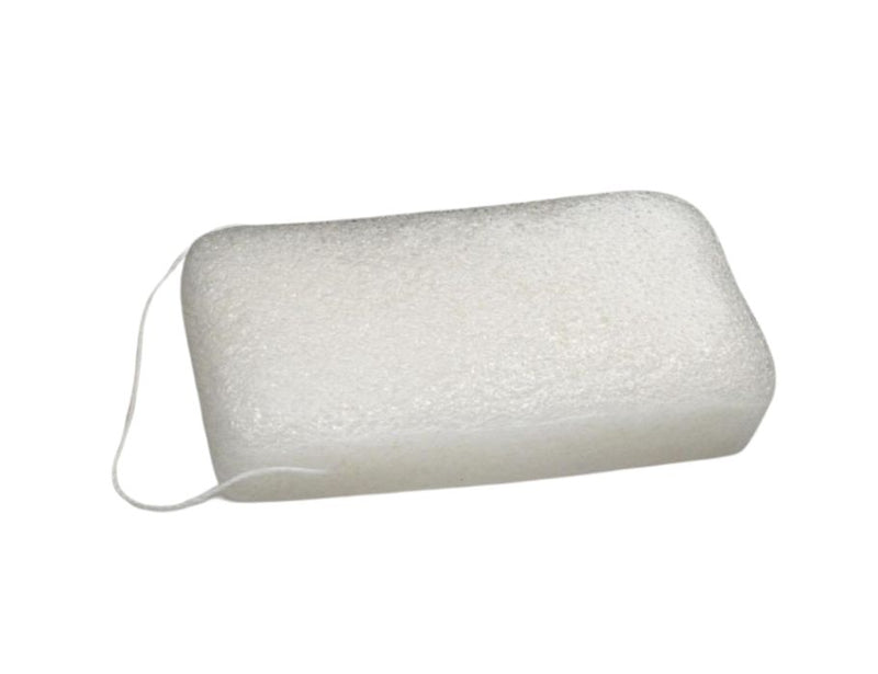 Ecoluba konjac spons - wit - rechthoekig