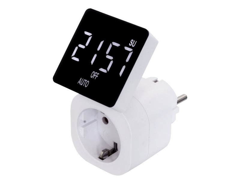 Ecosavers digitale tijdschakelklok - met draaibaar led display