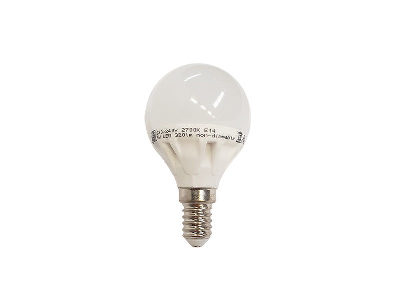 Ecosavers ledlamp - e14 - 320 lm - kogel - mat