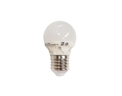 Ecosavers ledlamp - e27 - 500 lm - kogel - mat