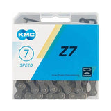 KMC Fietsketting Z7 - 6 7 speed - Grijs - 114 schakels - afbeelding 2