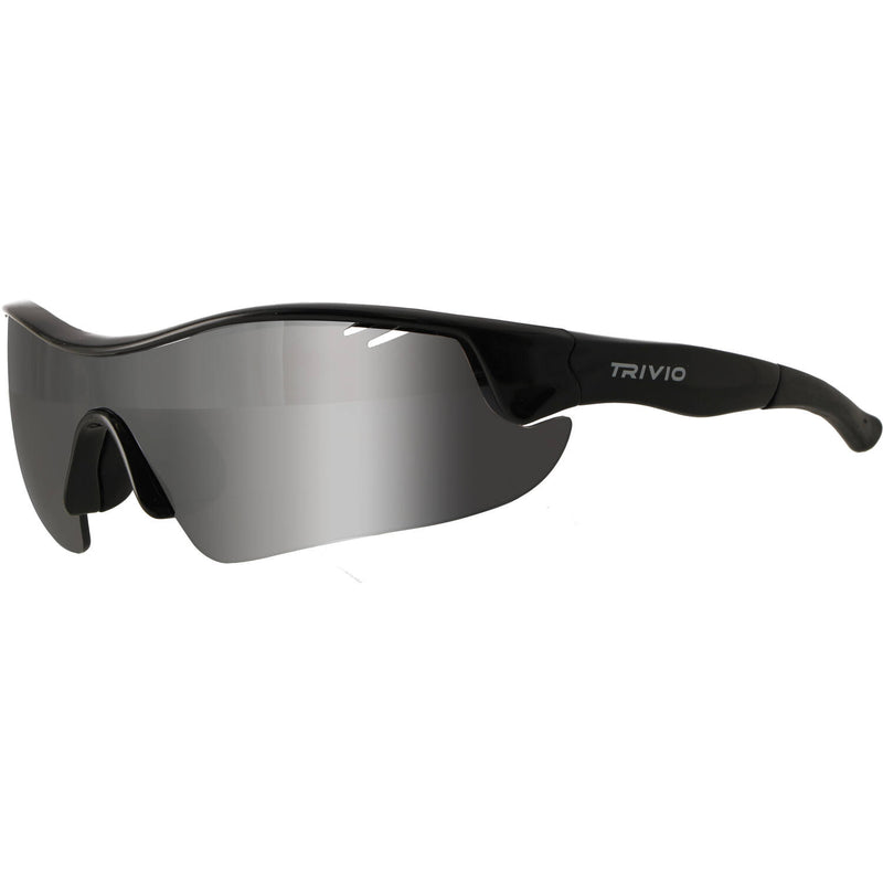 Trivio - fietsbril vento nova zwart lens zwart mirror