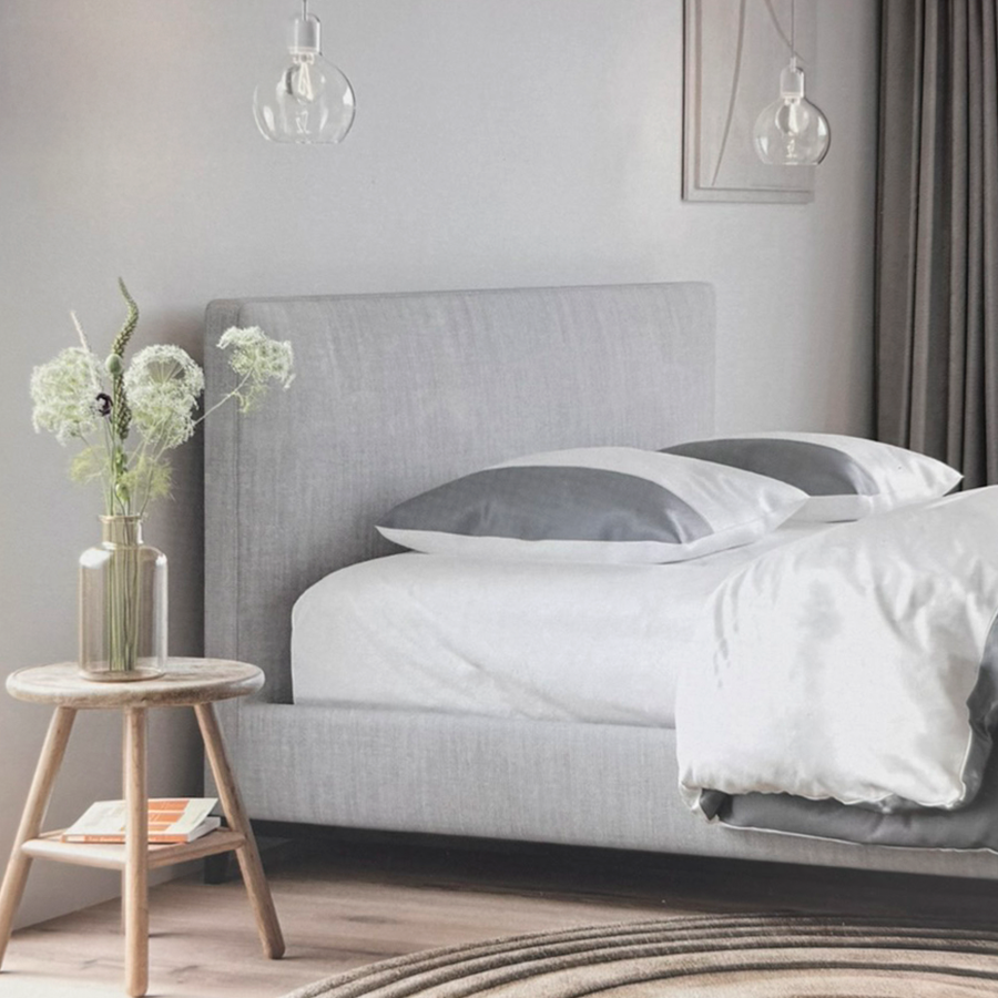 Knus eden jersey hoeslaken allure wit 160 x 200cm