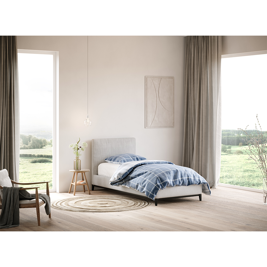 Knus eden jersey hoeslaken allure wit 160 x 200cm