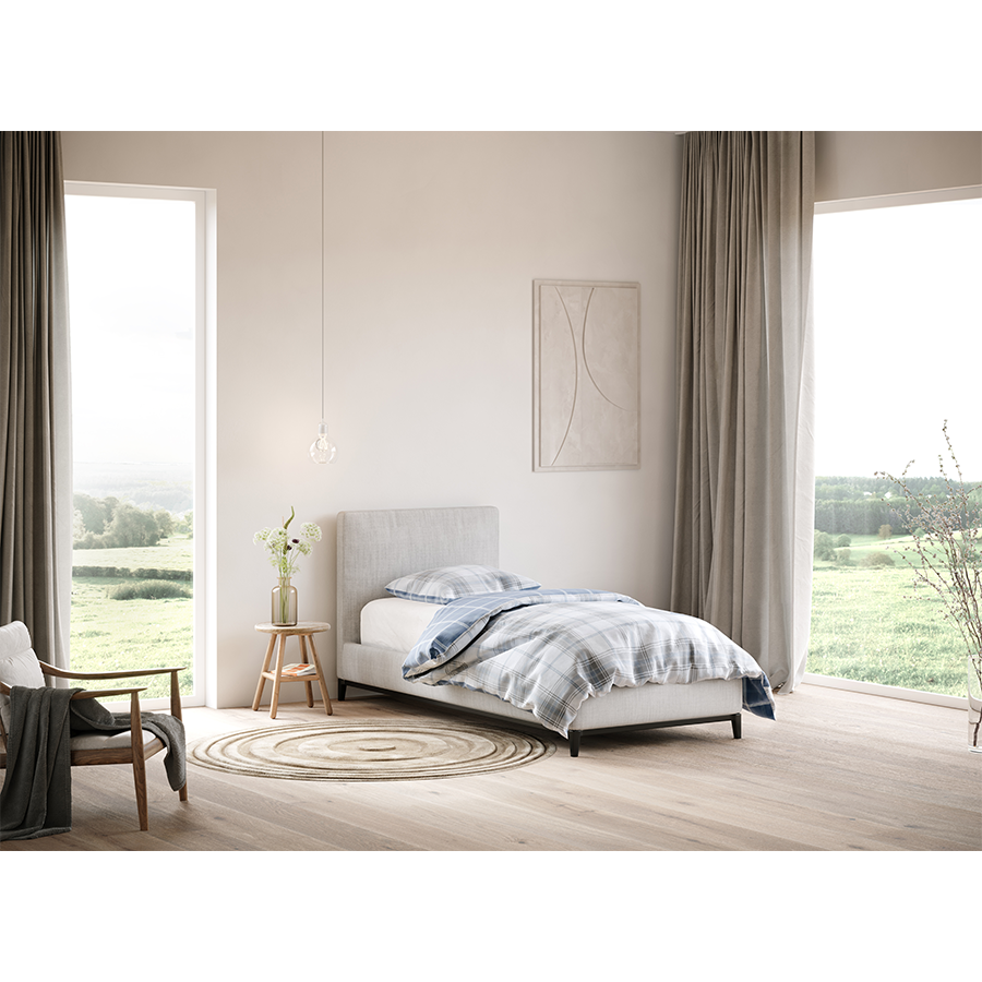 Knus eden jersey hoeslaken allure wit 160 x 200cm