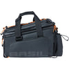 Basil Miles XL Pro bagagedragertas, zwart oranje, waterdicht, 9-36L, geschikt voor elektrische fietsen