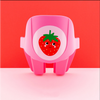 Widek b.v. widek poppenzitje pvc roze voor en achter