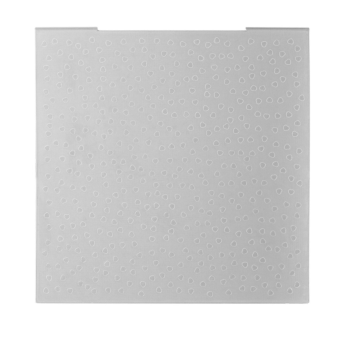 Nellie's choice • 3d embossing folder achtergrond kleine harten 15x15cm