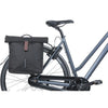 Basil tas dubbel 18333 city mik 28-32l. zwart