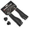 Trivio - fiets handvatten rubber ergonomisch lock-on zwart