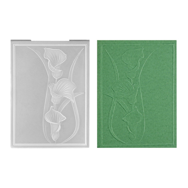 Nellie's choice • 3d embossing folder aronskelk 10,5x14,8cm