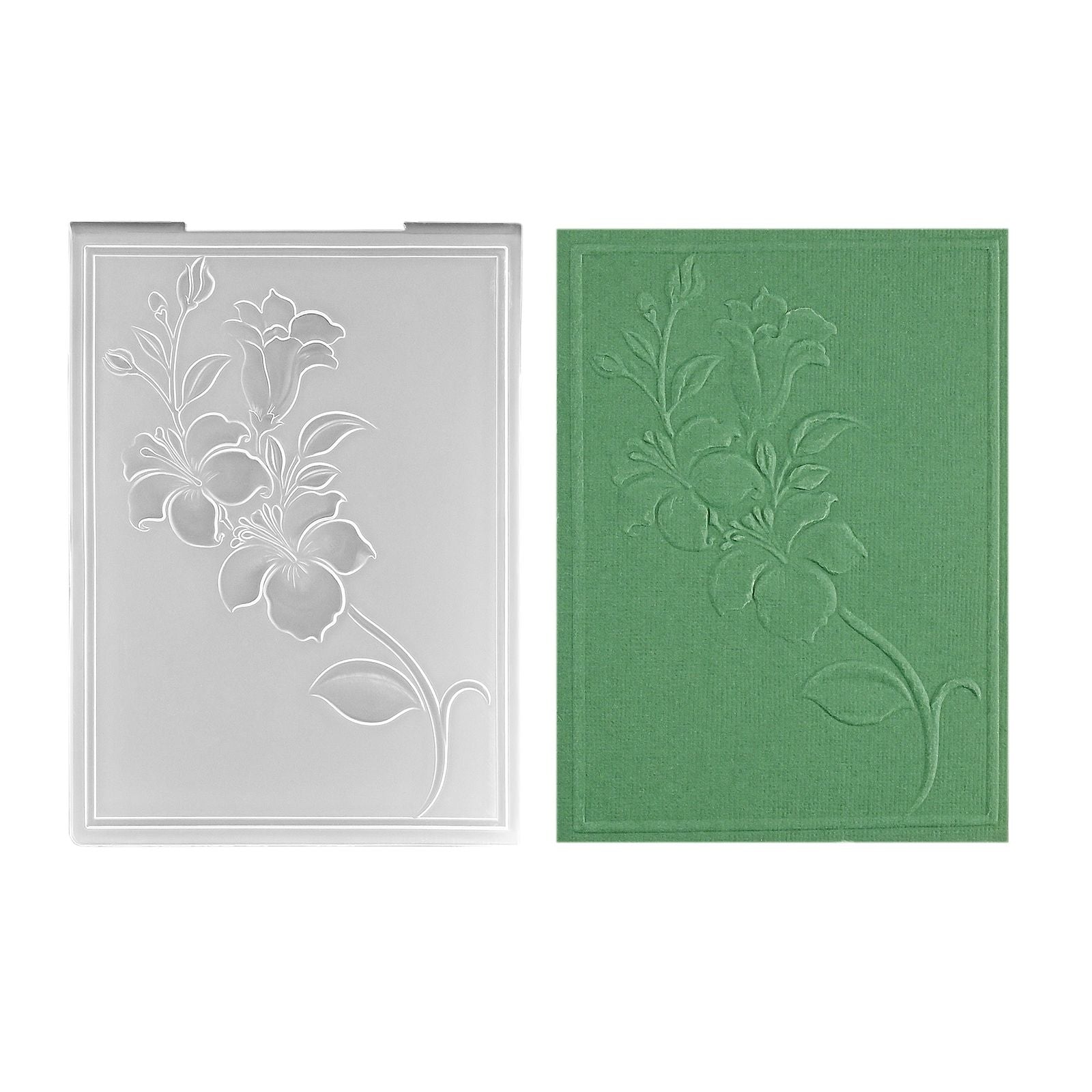 Nellie's choice • 3d embossing folder bloementak 10,5x14,8cm
