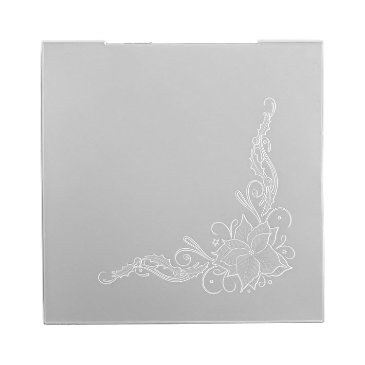 Nellie's choice • 3d embossing folder hoek kerstster 15x15cm