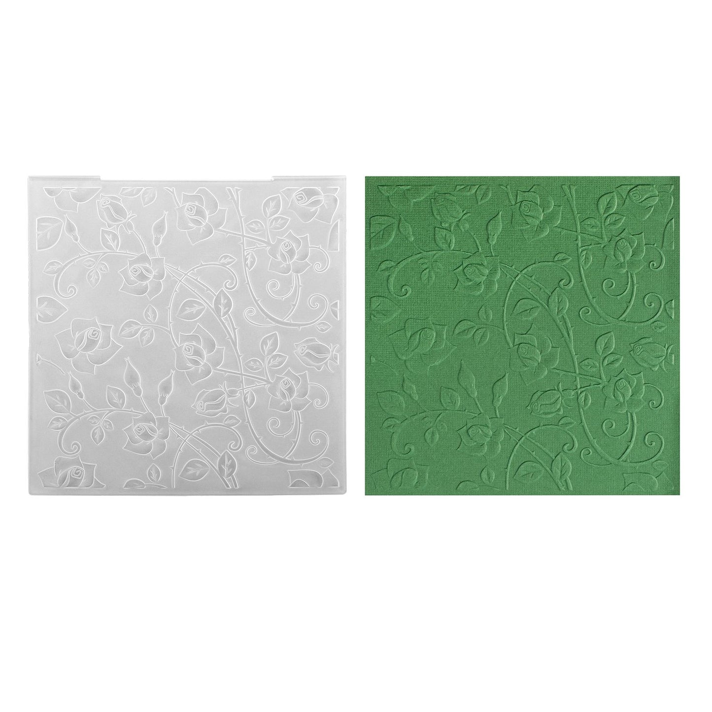 Nellie's choice • 3d embossing folder rozen 15x15cm