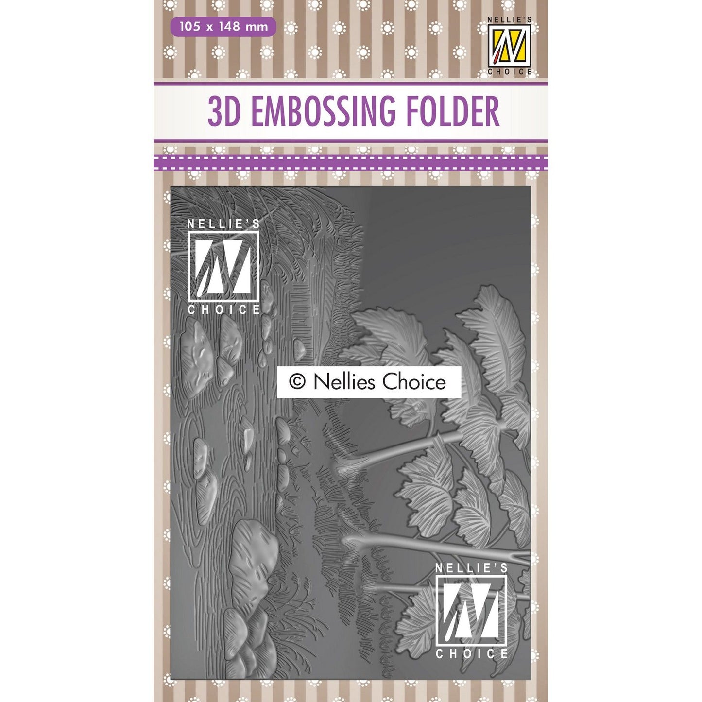 Nellie's choice • 3d embossing folder landschap waterval 10,5x14,8cm